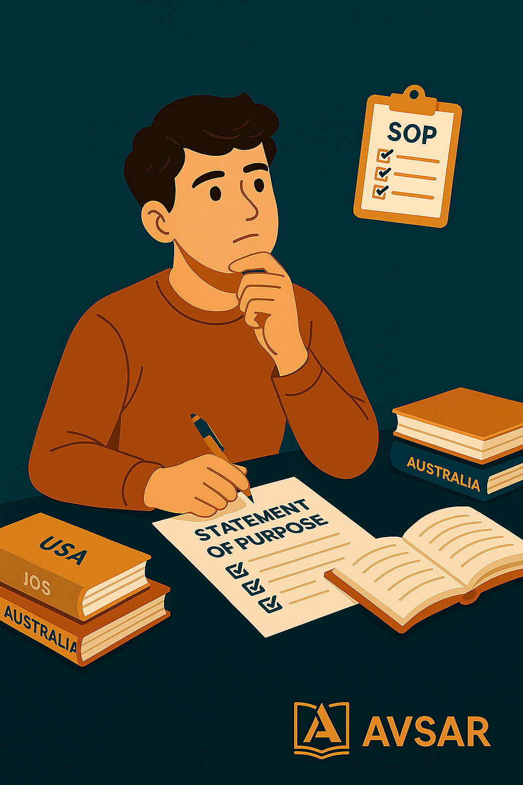 📝 How to Write a Statement of Purpose (SOP) That Wins Scholarships, Admissions, and Visa Approvals